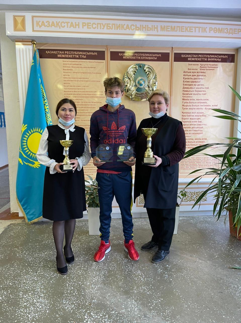 Учащийся 8 Б класса КГУ ОШ №70 Сидоров Артем стал чемпионом кубка Европы по большому теннису