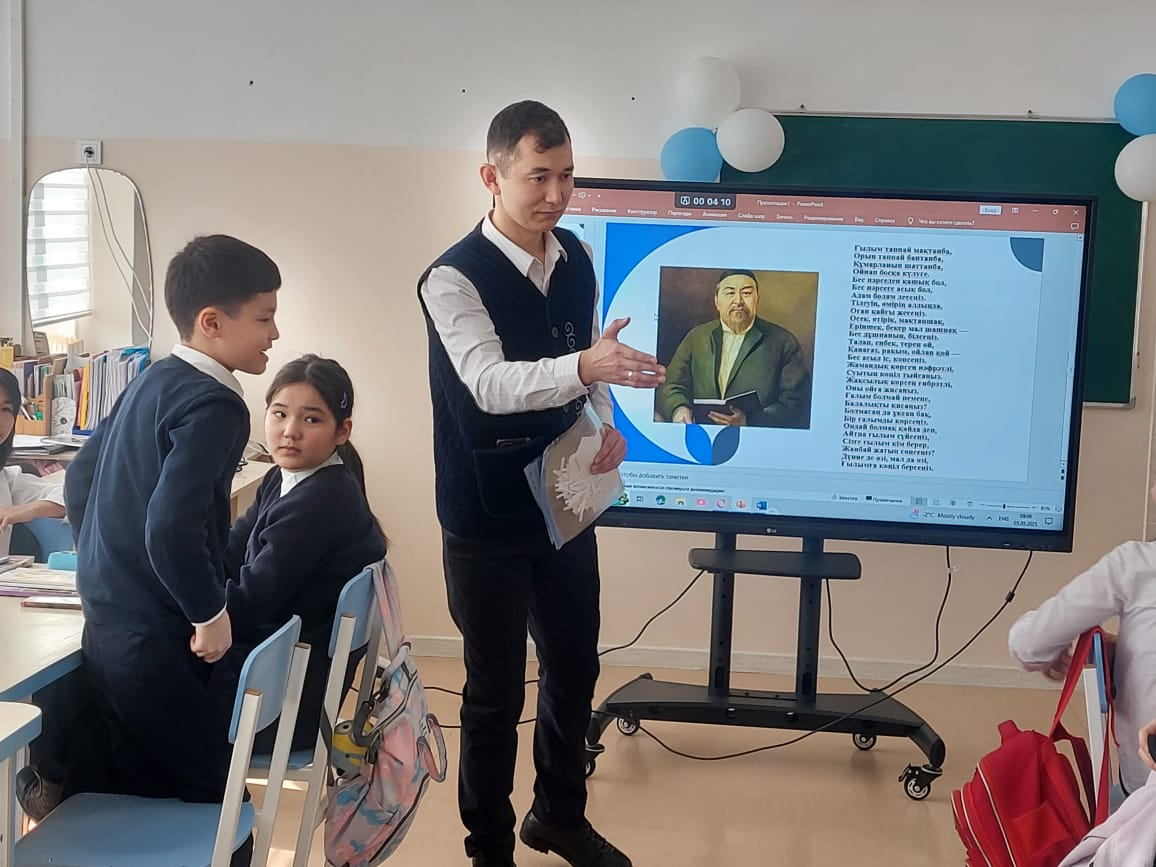 "Тіл сақшысы" жобасы жобасы аясында 5-сынып оқушыларымен "Жүзден жүйрік, мыңнан тұлпар" атты сайыс сабағы өтті.