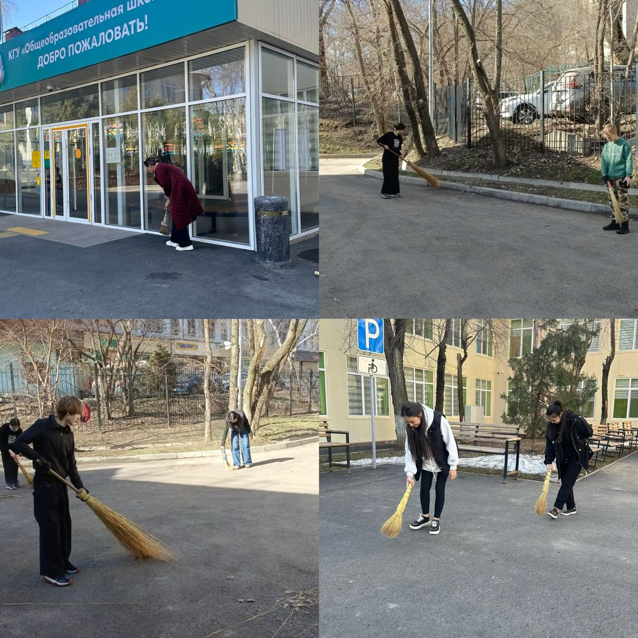 Мектебіміздегі көктемгі сенбілік!