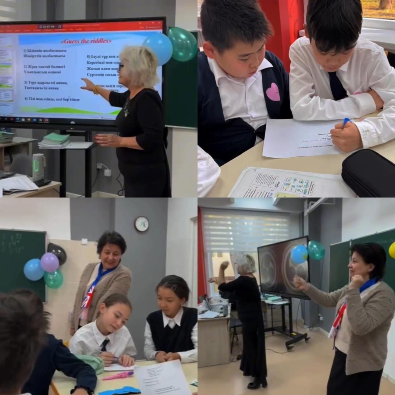 6 «Ә» сыныбында ағылшын тілі апталығы аясында «Полиглот» зияткерлік ойыны ұйымдастырылды
