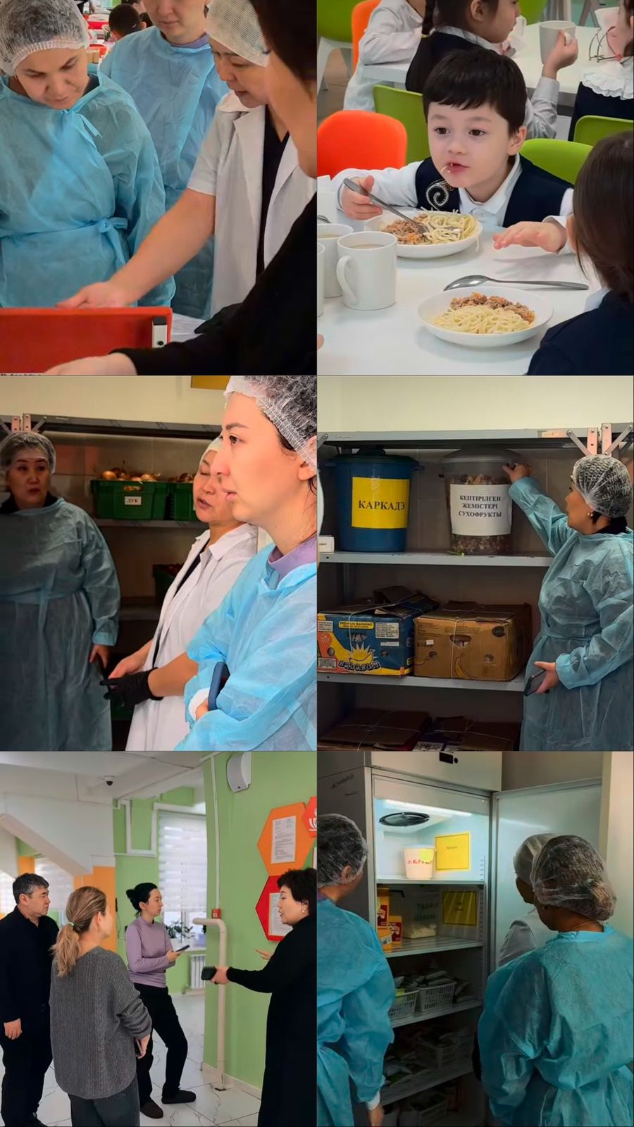 Ата-аналардың қатысуымен асханаға рейдтік тексеру жүргізілді.