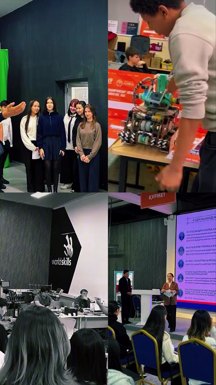 Кәсіптік бағдар: оқушылар Almaty Polytechnic College-де экскурсияда.