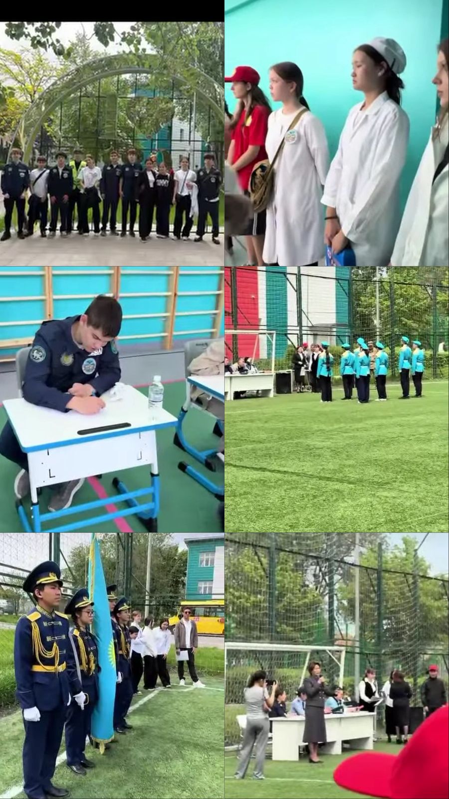 Аудандық слётте жоғары деңгейде өнер көрсеткен ЖЖИ командасы